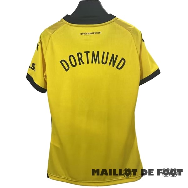 Foot Maillot Pas Cher Domicile Maillot Femme Borussia Dortmund 2023 2024 Jaune
