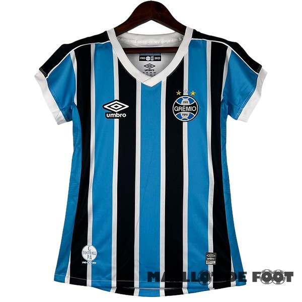 Foot Maillot Pas Cher Domicile Maillot Femme Grêmio FBPA 2023 2024 Bleu