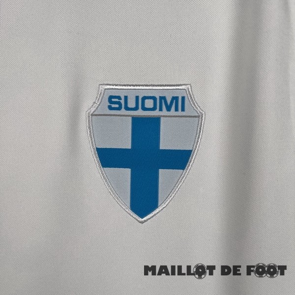 Foot Maillot Pas Cher Domicile Maillot Finlande Retro 1982 Blanc