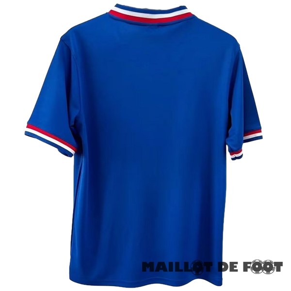 Foot Maillot Pas Cher Domicile Maillot France Retro 1971 Bleu