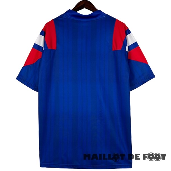 Foot Maillot Pas Cher Domicile Maillot France Retro 1992 1994 Bleu