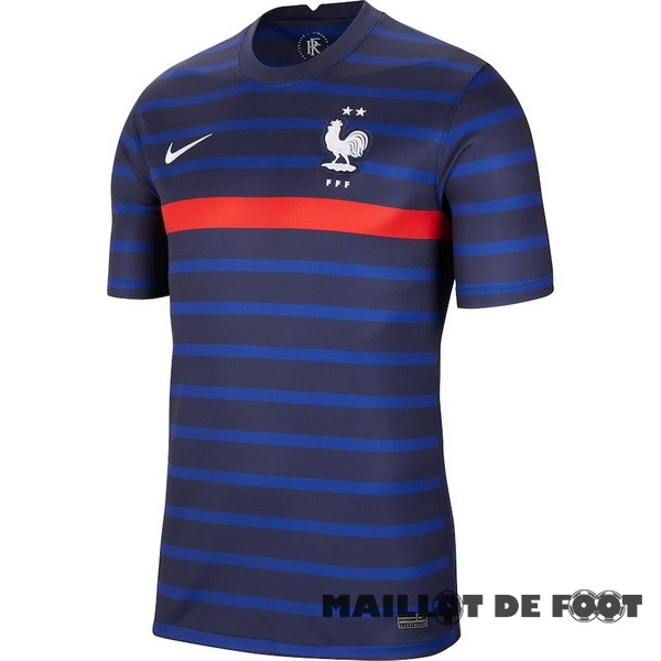 Foot Maillot Pas Cher Domicile Maillot France Retro 2021 Bleu