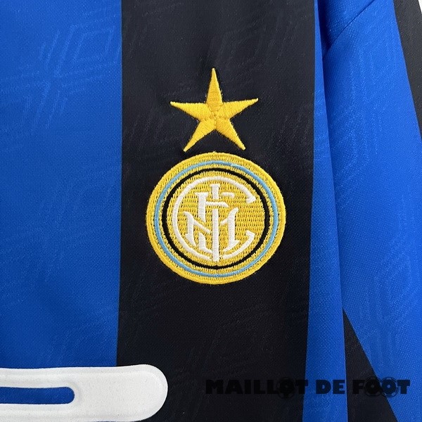 Foot Maillot Pas Cher Domicile Maillot Inter Milán Retro 1995 1996 Bleu