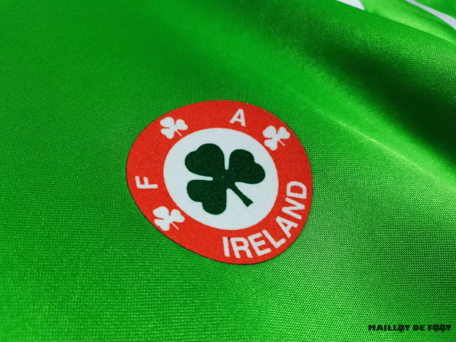 Foot Maillot Pas Cher Domicile Maillot Irlande Retro 1988 1990 Vert