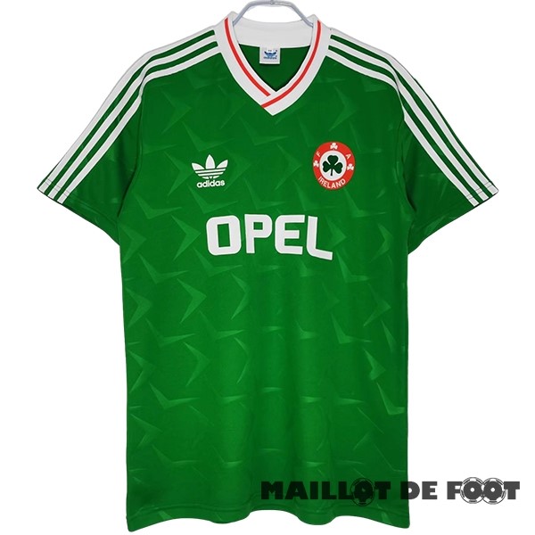 Foot Maillot Pas Cher Domicile Maillot Irlande Retro 1990 Vert