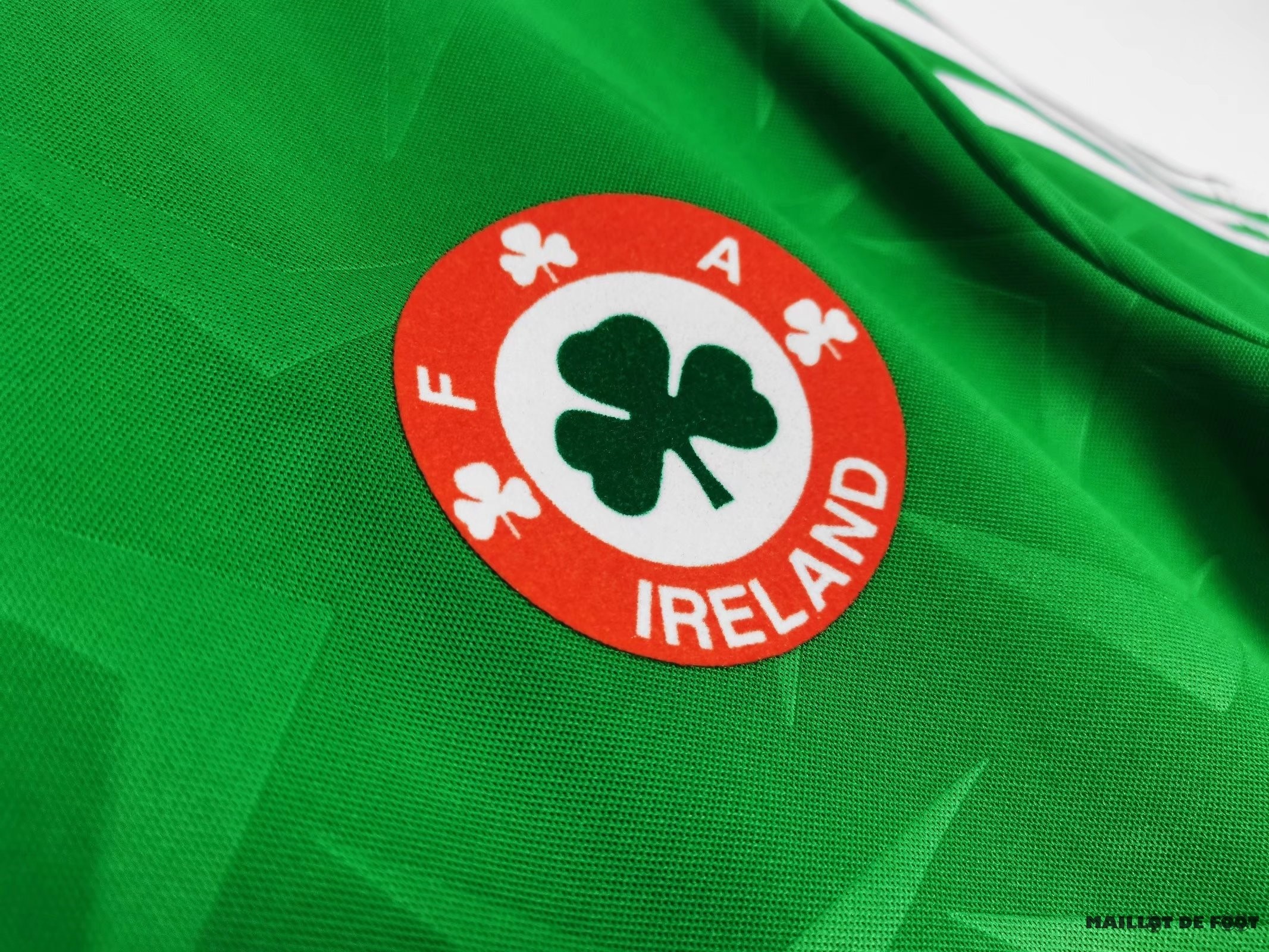 Foot Maillot Pas Cher Domicile Maillot Irlande Retro 1990 Vert