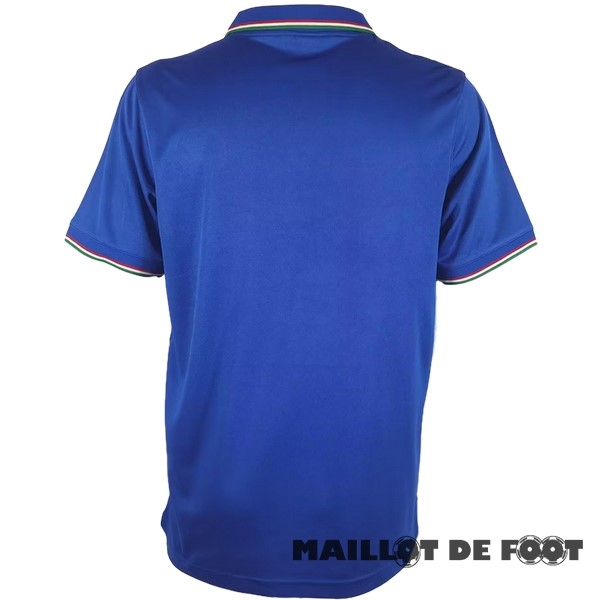 Foot Maillot Pas Cher Domicile Maillot Italy Retro 1990 Bleu