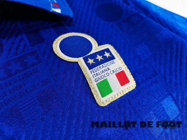 Foot Maillot Pas Cher Domicile Maillot Italy Retro 1994 Bleu
