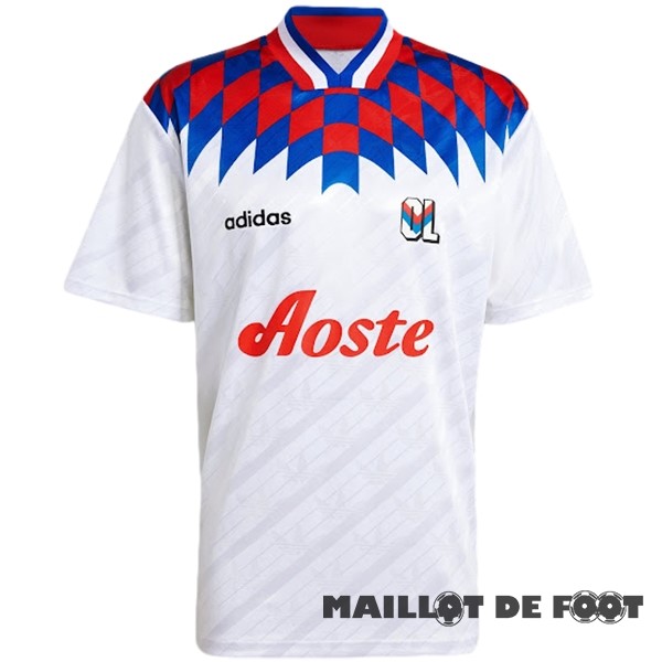 Foot Maillot Pas Cher Domicile Maillot Lyon Retro 1995 2023 Blanc