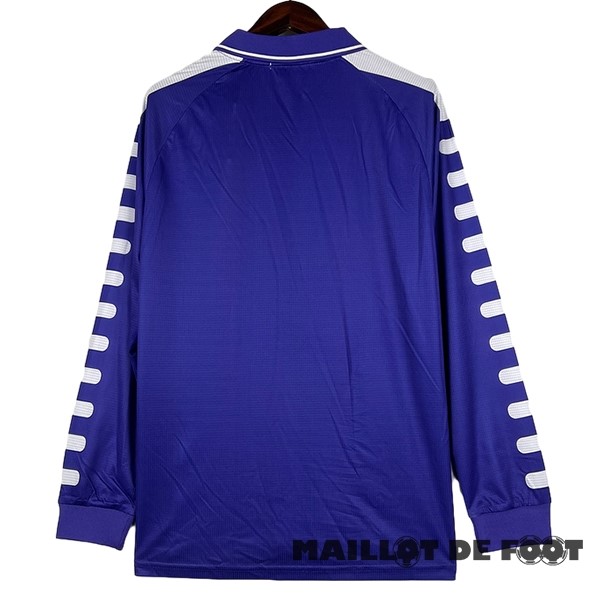 Foot Maillot Pas Cher Domicile Maillot Manches Longues Fiorentina Retro 1998 1999 Purpura
