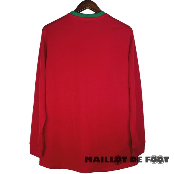 Foot Maillot Pas Cher Domicile Maillot Manches Longues Portugal Retro 2012 Rouge
