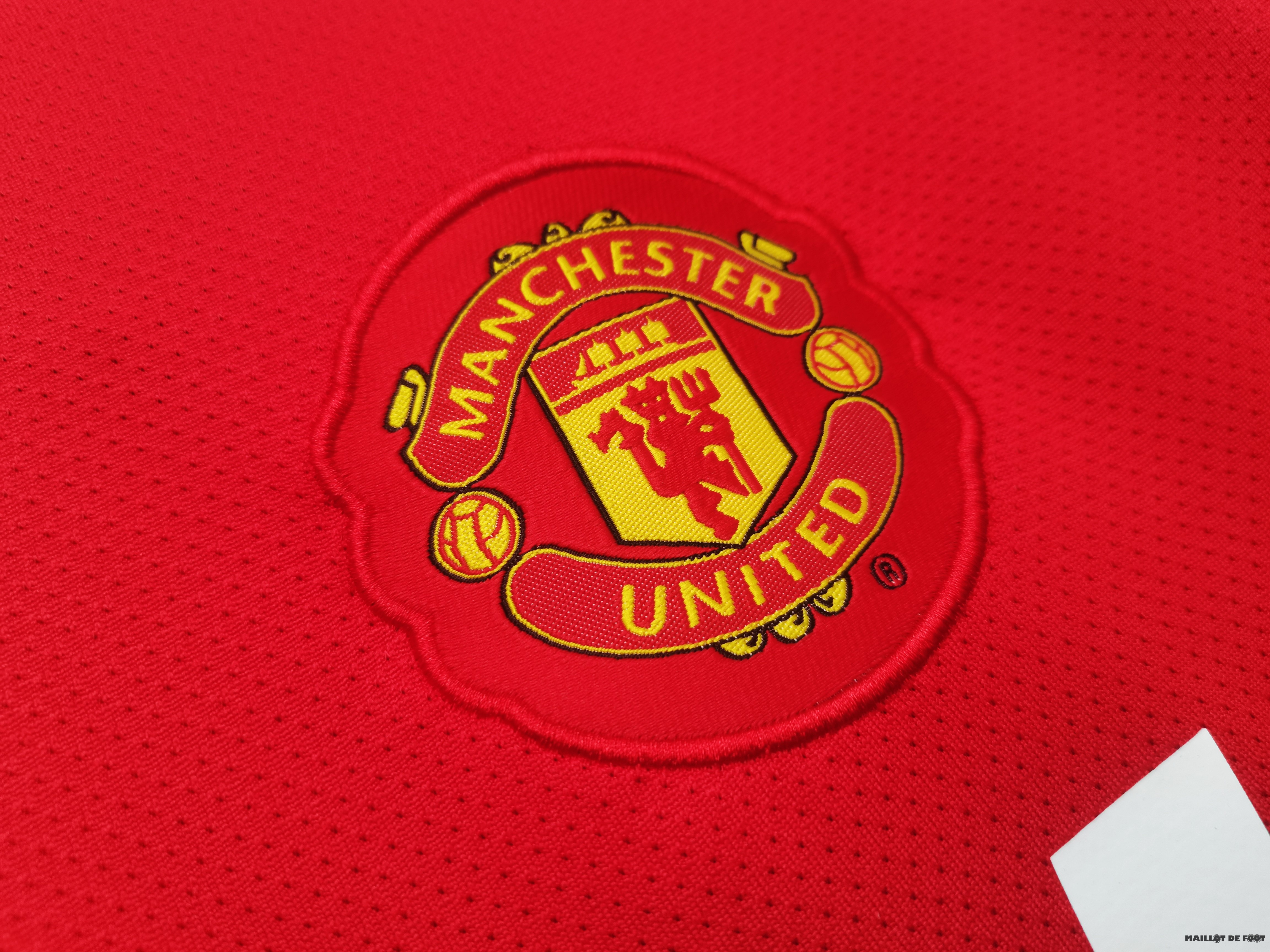 Foot Maillot Pas Cher Domicile Maillot Manchester United Retro 2011 2012 Rouge