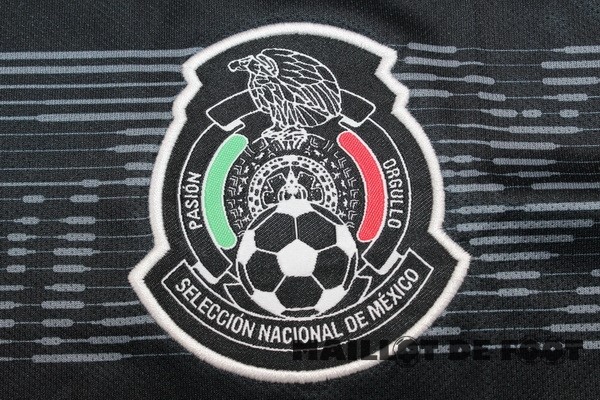 Foot Maillot Pas Cher Domicile Maillot Mexico Retro 2019 Noir
