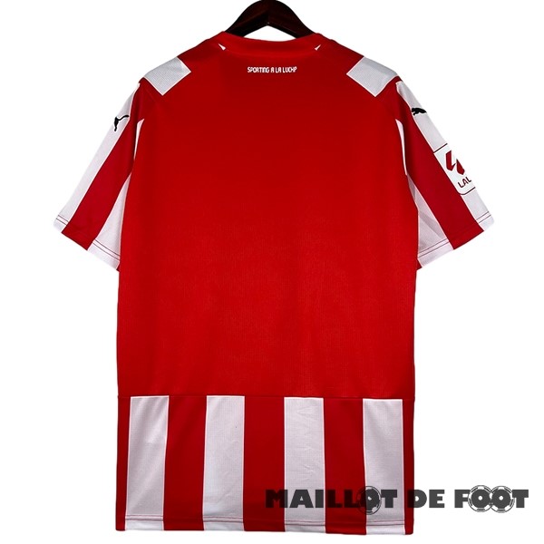 Foot Maillot Pas Cher Domicile Maillot Real Sporting de Gijón 2023 2024 Rouge