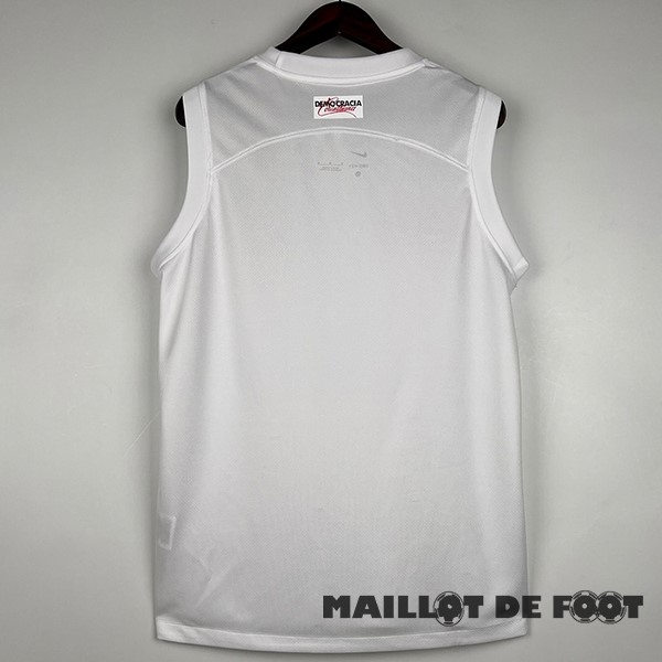 Foot Maillot Pas Cher Domicile Maillot Sans Manches Corinthians Paulista 2023 2024 Blanc