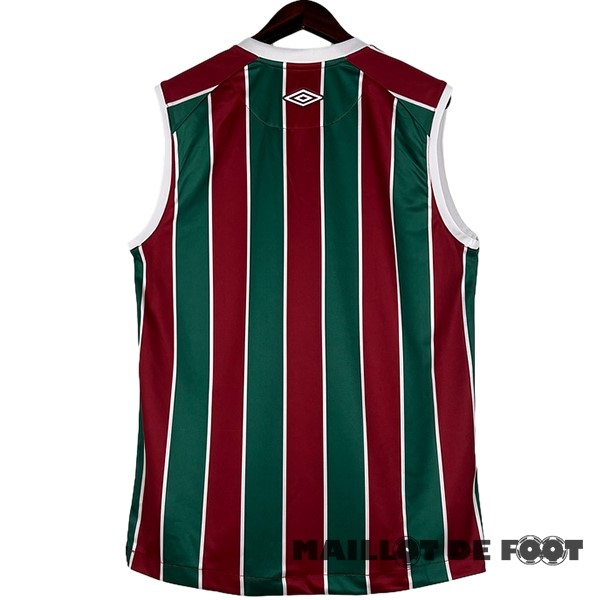 Foot Maillot Pas Cher Domicile Maillot Sans Manches Fluminense 2023 2024 Rouge Vert
