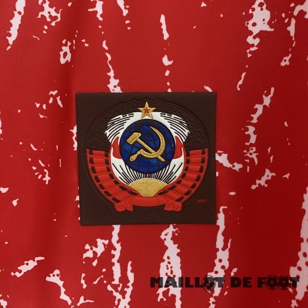 Foot Maillot Pas Cher Domicile Maillot Union soviétique Retro 1990 Rouge