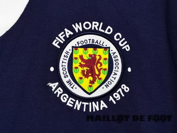 Foot Maillot Pas Cher Domicile Maillot Écosse Retro 1978 Bleu