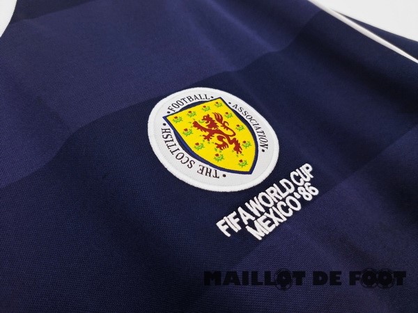 Foot Maillot Pas Cher Domicile Maillot Écosse Retro 1987 1988 Bleu