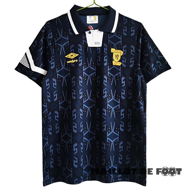 Foot Maillot Pas Cher Domicile Maillot Écosse Retro 1992 1993 Bleu