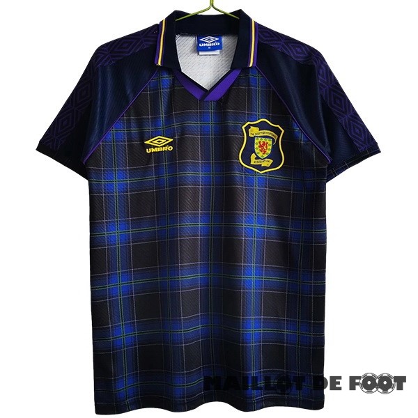 Foot Maillot Pas Cher Domicile Maillot Écosse Retro 1994 1996 Bleu