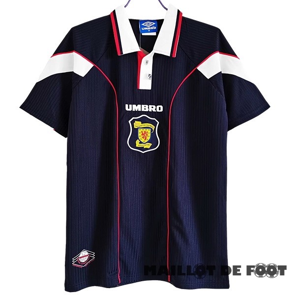 Foot Maillot Pas Cher Domicile Maillot Écosse Retro 1996 1998 Bleu