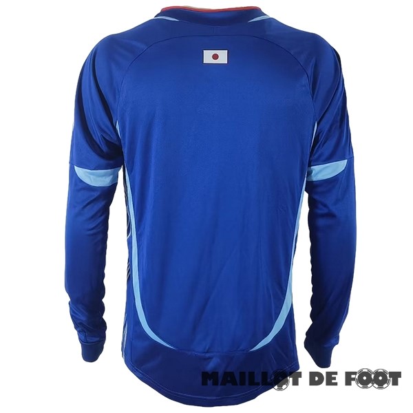 Foot Maillot Pas Cher Domicile Manches Longues Maillot Japon Retro 2006 Bleu