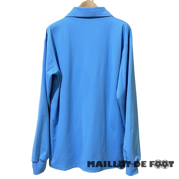 Foot Maillot Pas Cher Domicile Manches Longues Napoli Retro 1989 1990 Bleu