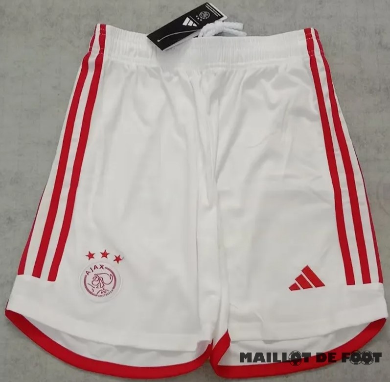 Foot Maillot Pas Cher Domicile Pantalon Ajax 2023 2024 Blanc