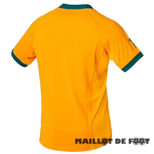 Foot Maillot Pas Cher Domicile Rugby Maillot Australie Championne du Monde 2023 Jaune