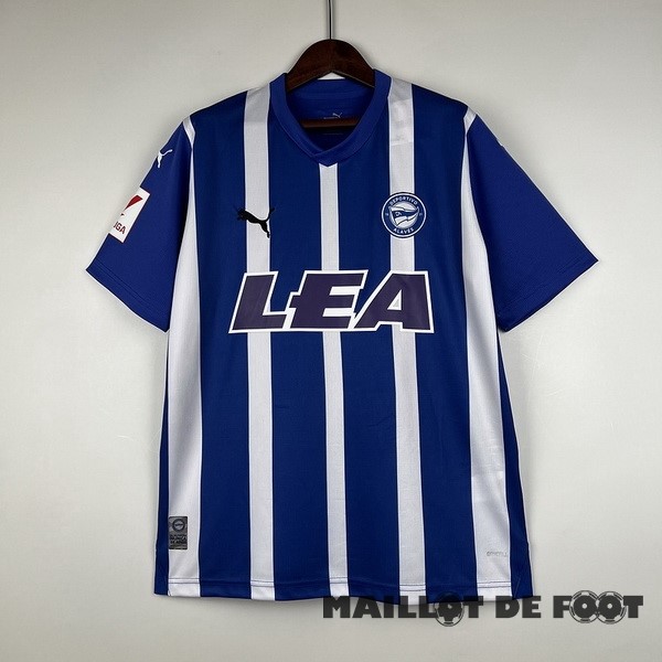 Foot Maillot Pas Cher Domicile Thailande Maillot Alavés 2023 2024 Bleu