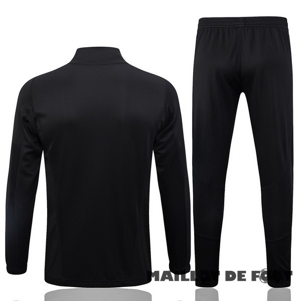 Foot Maillot Pas Cher Ensemble Complet Ensemble Complet longue fermeture éclair vêtements De Sport Bayern Múnich 2023 2024 Noir Purpura