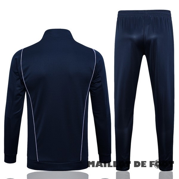 Foot Maillot Pas Cher Ensemble Complet Ensemble Complet longue fermeture éclair vêtements De Sport Cruzeiro 2023 2024 Bleu Marine