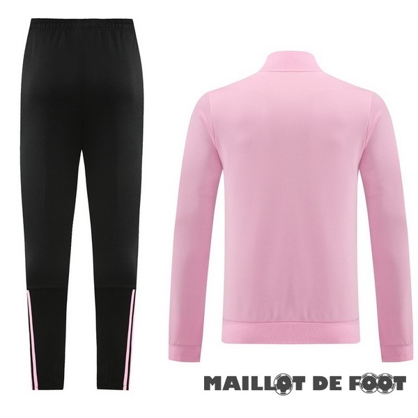 Foot Maillot Pas Cher Ensemble Complet Ensemble Complet longue fermeture éclair vêtements De Sport Inter Miami 2023 2024 Noir