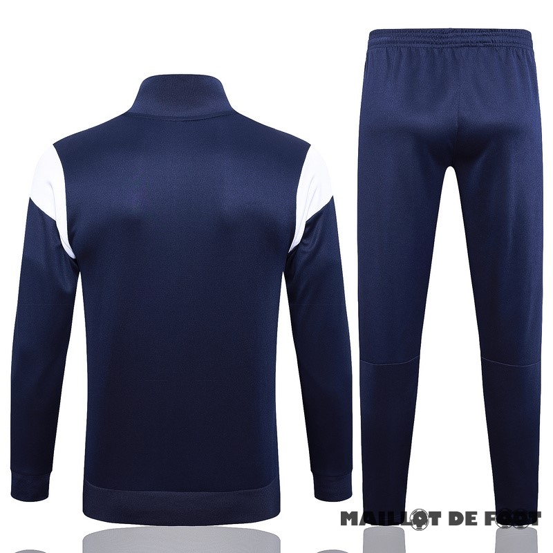 Foot Maillot Pas Cher Ensemble Complet Ensemble Complet longue fermeture éclair vêtements De Sport Marsella 2023 2024 Bleu Marine
