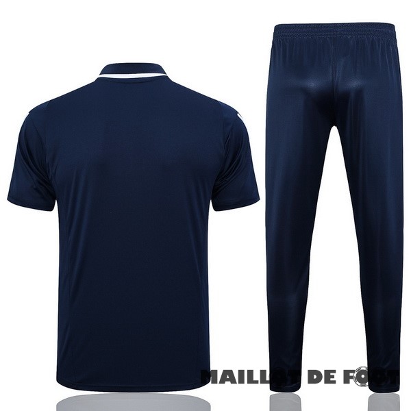 Foot Maillot Pas Cher Ensemble Complet Polo Cruzeiro 2023 2024 Bleu Marine