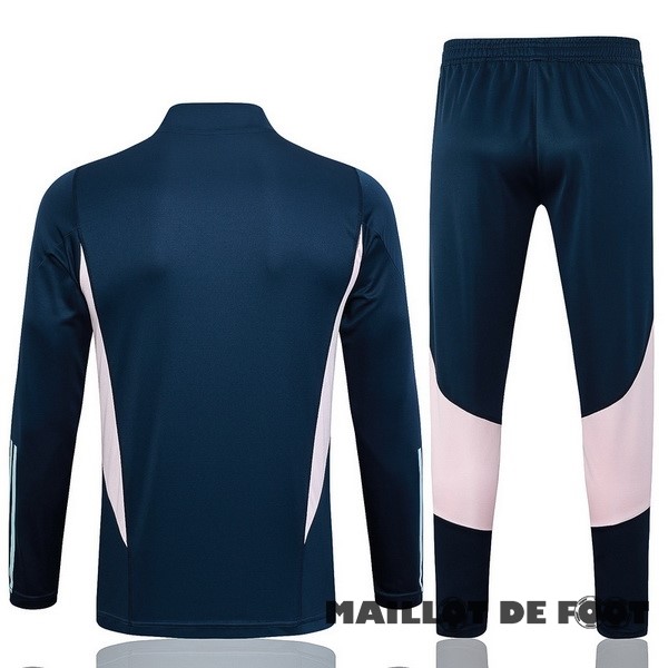 Foot Maillot Pas Cher Ensemble Complet Sudadera Entrainement Ajax 2023 2024 Bleu Marine I Rose