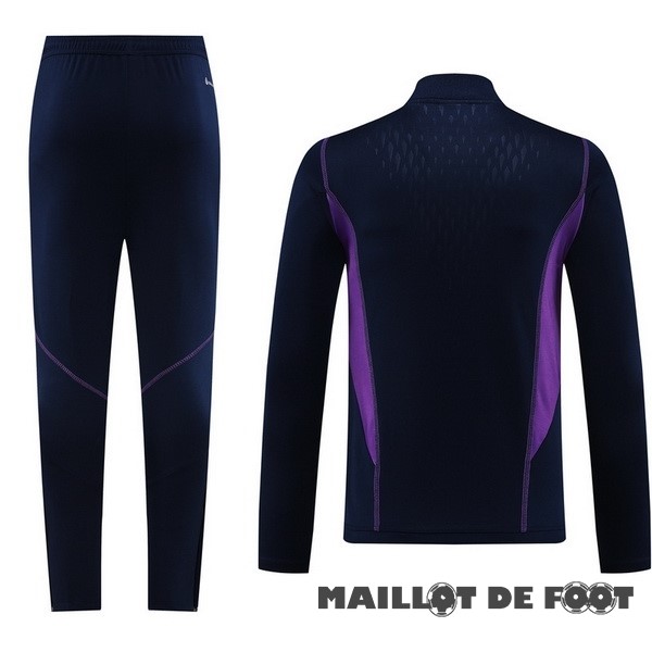 Foot Maillot Pas Cher Ensemble Complet Sudadera Entrainement Argentine 2023 Bleu Marine Purpura