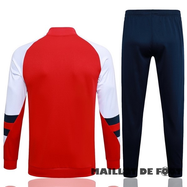 Foot Maillot Pas Cher Ensemble Complet Sudadera Entrainement Arsenal 2023 2024 Rouge Blanc Bleu