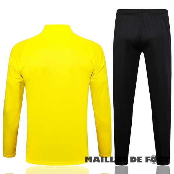 Foot Maillot Pas Cher Ensemble Complet Sudadera Entrainement Borussia Dortmund 2023 2024 Jaune I Noir