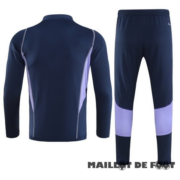 Foot Maillot Pas Cher Ensemble Complet Sudadera Entrainement Cruzeiro 2023 2024 Bleu Marine I Purpura
