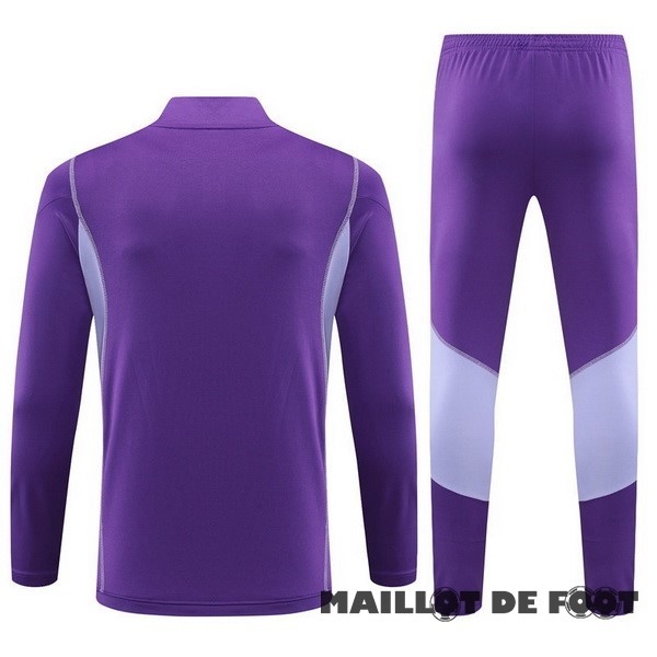 Foot Maillot Pas Cher Ensemble Complet Sudadera Entrainement Cruzeiro 2023 2024 Purpura