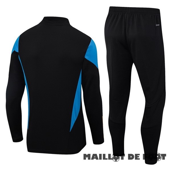 Foot Maillot Pas Cher Ensemble Complet Sudadera Entrainement Enfant Allemagne 2023 Noir I Bleu
