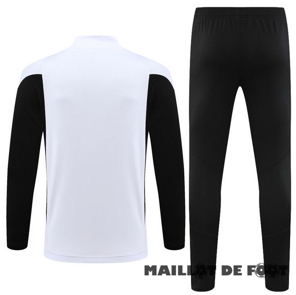 Foot Maillot Pas Cher Ensemble Complet Sudadera Entrainement Enfant Bayern Múnich 2023 2024 Blanc I Noir Purpura