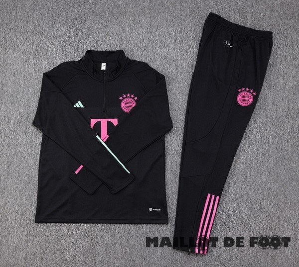 Foot Maillot Pas Cher Ensemble Complet Sudadera Entrainement Enfant Bayern Múnich 2023 2024 Noir I Purpura