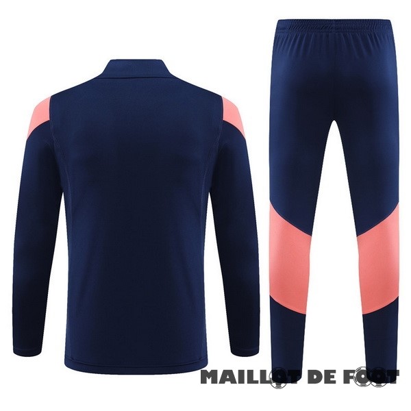 Foot Maillot Pas Cher Ensemble Complet Sudadera Entrainement Enfant Lyon 2023 2024 Rose Bleu