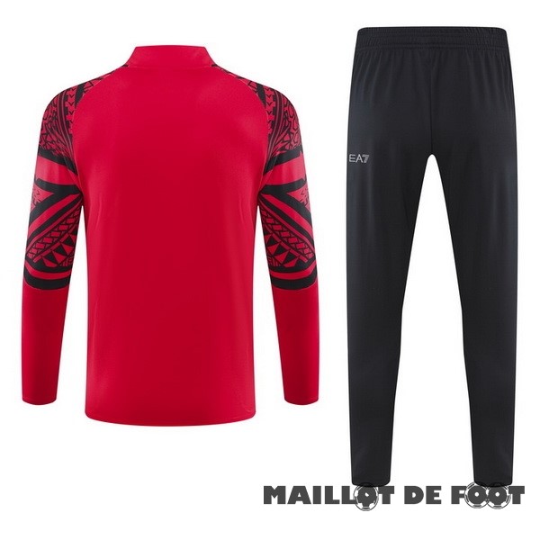 Foot Maillot Pas Cher Ensemble Complet Sudadera Entrainement Enfant Napoli 2023 2024 Rouge