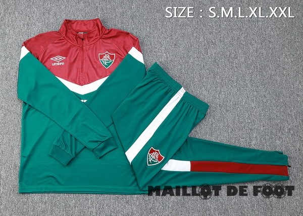 Foot Maillot Pas Cher Ensemble Complet Sudadera Entrainement Flamengo 2023 2024 Vert Rouge