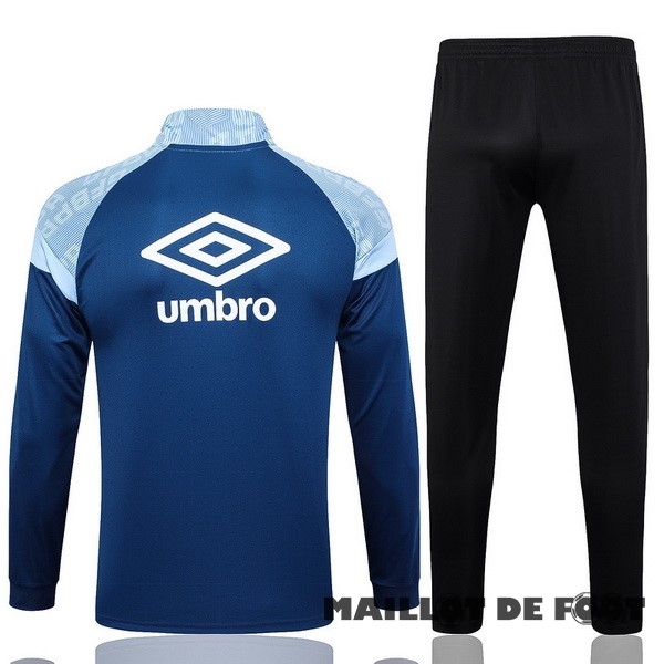 Foot Maillot Pas Cher Ensemble Complet Sudadera Entrainement Grêmio 2023 2024 Bleu I Noir
