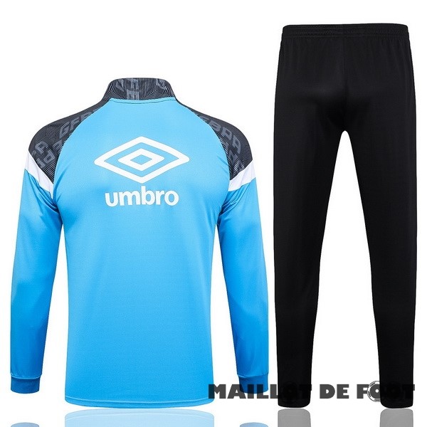 Foot Maillot Pas Cher Ensemble Complet Sudadera Entrainement Grêmio 2023 2024 Bleu Noir